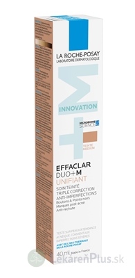 LA ROCHE-POSAY EFFACLAR DUO+ M UNIFIANT MEDIUM tónovaný krém pre pleť so sklonom k akné, stedný odtieň 1x40 ml