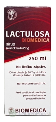 LACTULOSA BIOMEDICA sir 50% 1x250 ml