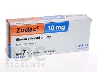 Zodac tbl flm 10 mg (blis.PVC/PVDC/Al) 1x7 ks