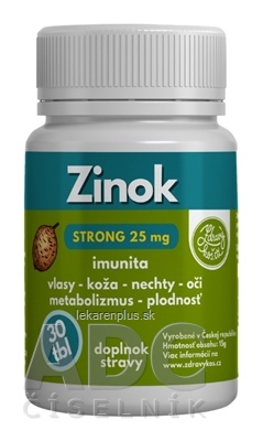 MEDICAL Zinok Strong 25 mg tbl 1x30 ks