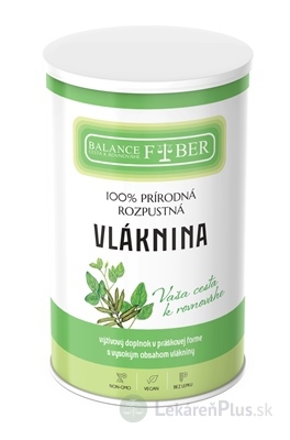 BALANCE FIBER VLÁKNINA 100% prírodná rozpustná 1x250 g