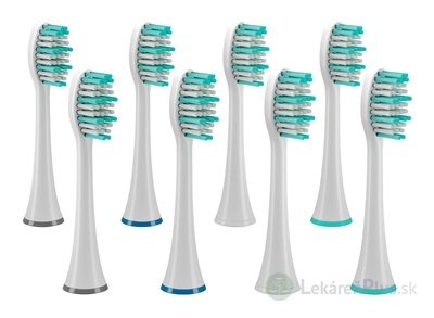 TrueLife SonicBrush UV Heads Standard 8 Pack náhradné hlavice pre sonickú zubnú kefku, farba biela 1x8 ks