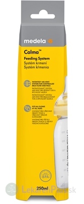 MEDELA Calma Fľaša pre dojčené deti 250 ml s cumlíkom pre všetky druhy tokov a vekové kategórie 1x1 ks