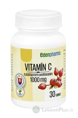 EDENPharma VITAMÍN C 1000 mg tbl s postupným uvoľňovaním 1x30 ks