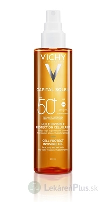 VICHY CAPITAL SOLEIL Neviditeľný olej SPF50+ opaľovací olej s ochranným faktorom 1x200 ml