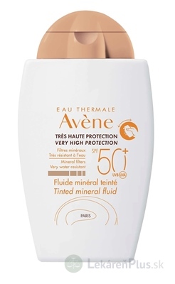 AVENE FLUIDE MINÉRAL TEINTÉ SPF50+ tónovací minerálny fluid (veľmi vysoká ochrana) 1x40 ml
