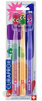 CURAPROX CS 5460 ultrasoft Okatá edícia zubná kefka (2+1) 1x3 ks