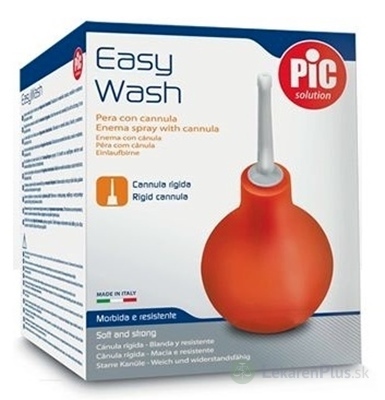 PiC Solution Easy Wash BALÓNIK klystírový veľ.č.4 (objem 143 ml ) s kanylou 1x1 ks
