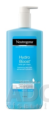 NEUTROGENA Hydro Boost BODY GEL CREAM ultrahydratačný telový krém 1x400 ml
