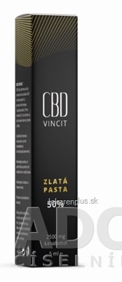 CBD Vincit zlatá pasta 50% 1x5 ml