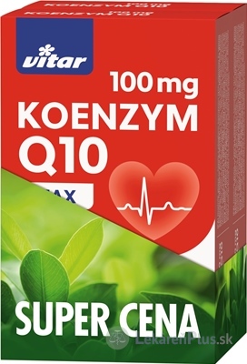 VITAR KOENZYM Q10 MAX 100 mg DUOPACK cps 2x60 ks (120 ks), 1x1 set