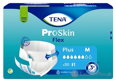 TENA Flex Plus M inkontinenčné nohavičky s rýchloupevňovacím pásom (inov.2022) 1x30 ks