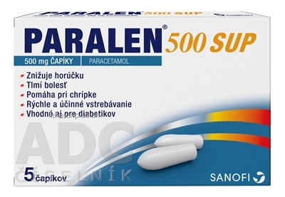 PARALEN 500 SUP sup 500 mg (strip Al) 1x5 ks