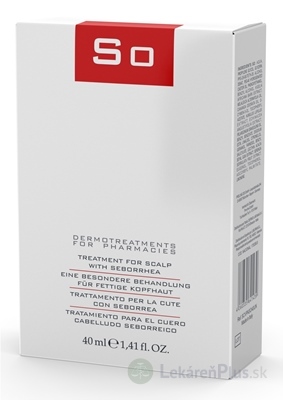 So TREATMENT FOR SCALP WITH SEBORRHEA (na olejnatú seboroickú vlasovú pokožku) 1x40 ml
