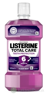 LISTERINE TOTAL CARE TEETH PROTECTION ústna voda 1x500 ml