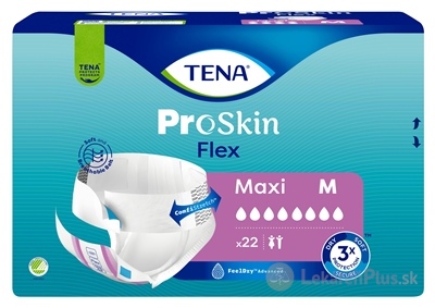 TENA Flex Maxi M inkontinenčné nohavičky s rýchloupevňovacím pásom (inov.2022) 1x22 ks