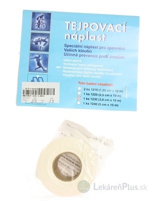 MEDIPLAST TEJP PÁSKA 1230 3,8cm x10m 1x1 ks