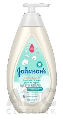 Johnsons Cottontouch kúpeľ a umývací gél 2v1 1x500 ml