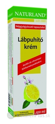 NATURLAND ZMÄKČUJÚCI KRÉM NA NOHY 1x100 ml