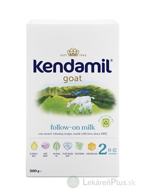 KENDAMIL Kozie následné mlieko 2 následná mliečna dojčenská výživa (od ukonč. 6. mesiaca) 1x500 g