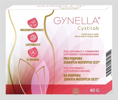 GYNELLA Cystilab dvojdielne vrecká 10x4 g (40 g)