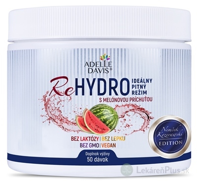 Adelle Davis ReHYDRO prášok s melónovou príchuťou (50 dávok) 1x216 g