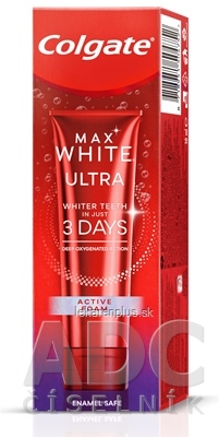 COLGATE MAX WHITE ULTRA AKTÍVNA PENA bieliaca zubná pasta 1x50 ml