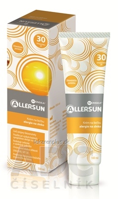 ALLERSUN krém na liečbu alergie na slnko 1x100 ml