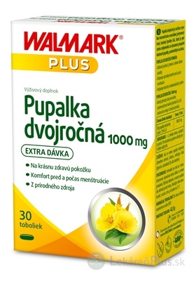 WALMARK Pupalka dvojročná 1000 mg cps (inov. 2019) 1x30 ks