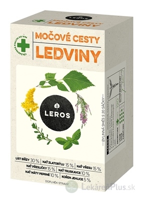 LEROS MOČOVÉ CESTY, OBLIČKY nálevové vrecká (inov. 2021) 20x1,5 g (30 g)