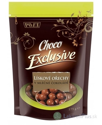 POEX Lieskové jadrá v mliečnej čokoláde 1x175 g