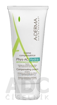 A-DERMA PHYS-AC CRÈME COMPENSATRICE (HYDRA) hydratačný kompenzačný krém 1x40 ml