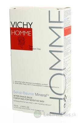 VICHY HOMME SENSI-BAUME Ca BALZAM PO HOLENÍ citlivá pleť (M6634401) 1x75 ml