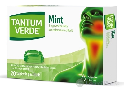 TANTUM VERDE Mint pas ord 3 mg (blis.PVC/PE/PVDC/Al) 1x20 ks