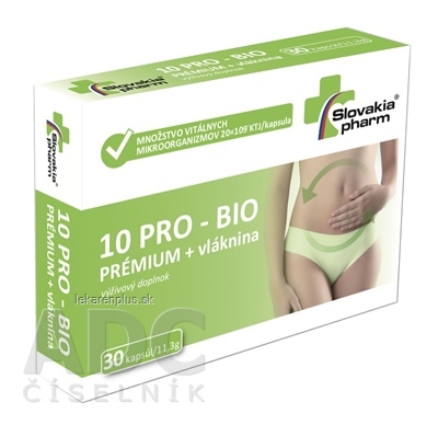 Slovakiapharm 10 PRO - BIO PREMIUM + vláknina cps 1x30 ks