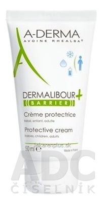 A-DERMA DERMALIBOUR+ BARRIER CREME PROTECTRICE ochranný krém na podráždenú a narušenú pokožku 1x50 ml