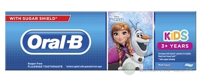 Oral-B KIDS Frozen/Cars detská zubná pasta (od 3 rokov) (inov.2022) 1x75 ml