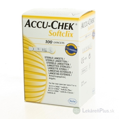 ACCU-CHEK Softclix Lancet 100 lancety do odberového pera 1x100 ks