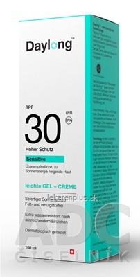 Daylong Sensitive SPF 30 gel - creme 1x100 ml