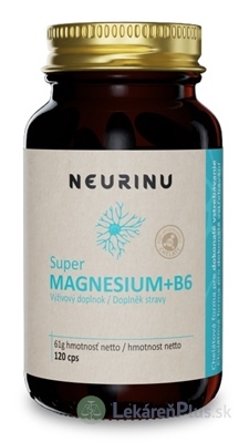 NEURINU Super MAGNESIUM+B6 cps 1x120 ks