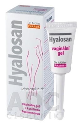 Dr. Müller HYALOSAN vaginálny gél s kyselinou hyaluronovou, tubičky 10x7,5 ml
