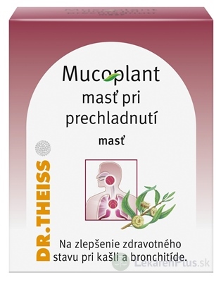 Mucoplant masť pri prechladnutí ung (liek.skl.hnedá) 1x50 g