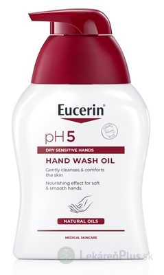 Eucerin pH5 UMÝVACÍ OLEJ NA RUKY pre citlivú pokožku 1x250 ml