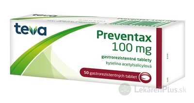 Preventax 100 mg tbl ent (blis. Al/PVC) 5x10 ks