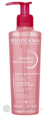 BIODERMA Sensibio Gel moussant jemný čistiaci a odličovací gél 1x200 ml