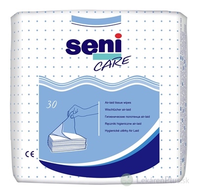 Seni Care Obrúsky Air Laid hygienické, jednorazové, 36x32 cm, 1x30 ks