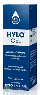 HYLO GEL zvlhčujúce očné kvapky 1x10 ml