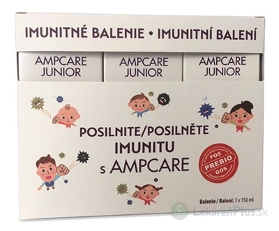 AMPCARE JUNIOR IMUNITNÉ BALENIE sirup 3x150 ml