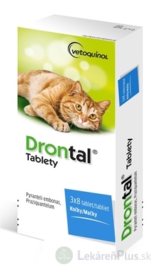 Drontal tablety (pre mačky) tbl 3x8 ks (24 ks)