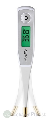 MICROLIFE TEPLOMER DIGITÁLNY MT 550 10 sekundový so zlatou špičkou 1x1 ks